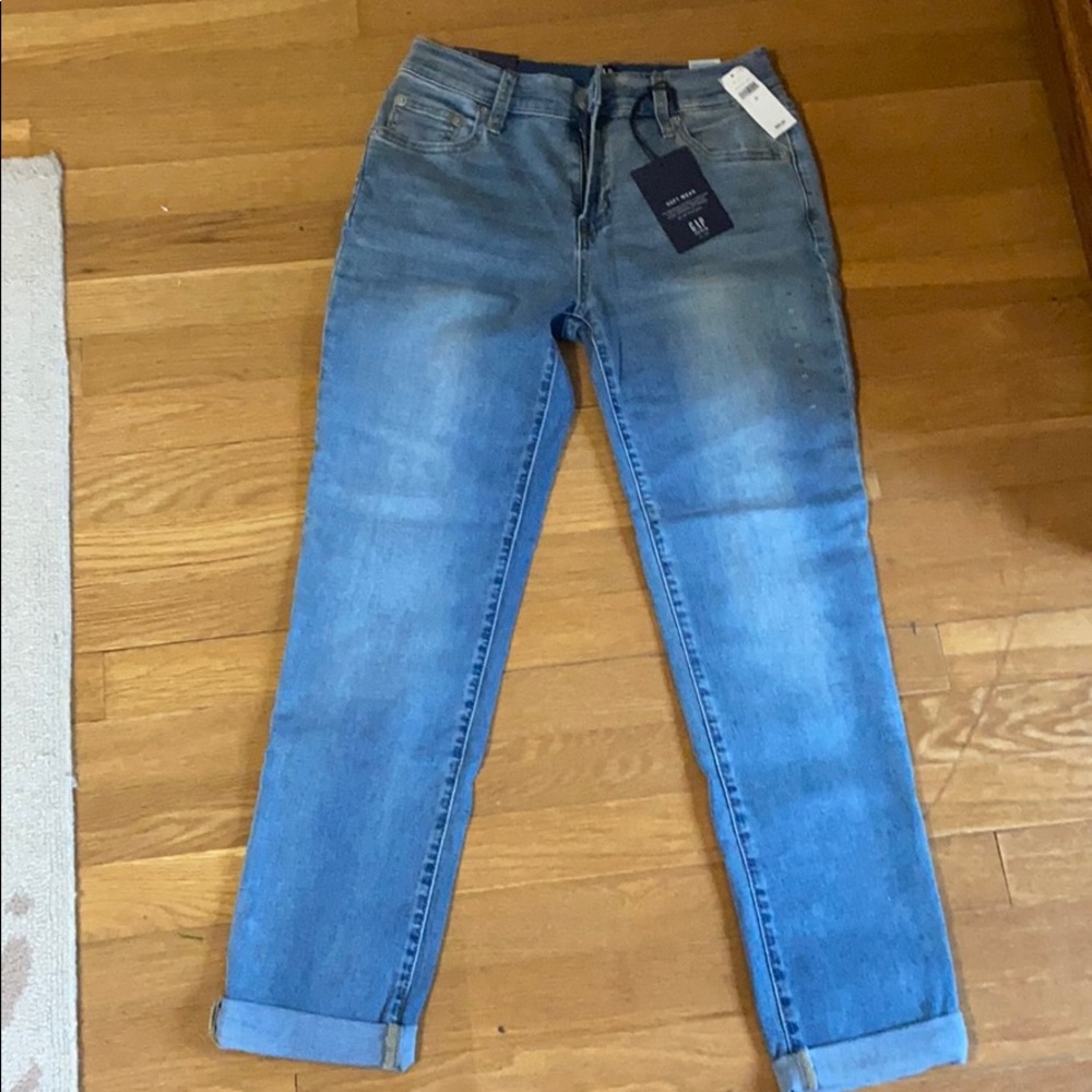 Gap stretch girlfriend jeans
